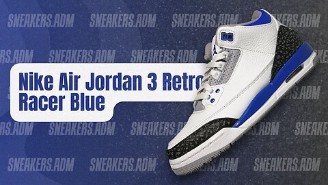 Nike Air Jordan 3 Retro Racer Blue (GS) - 398614-145 - @SneakersADM