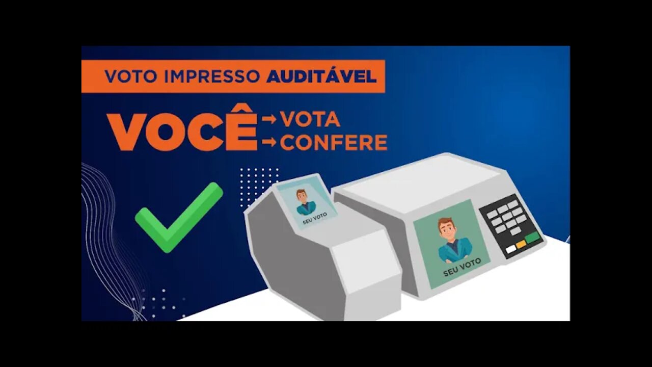 Voto impresso e auditável com apuração pública