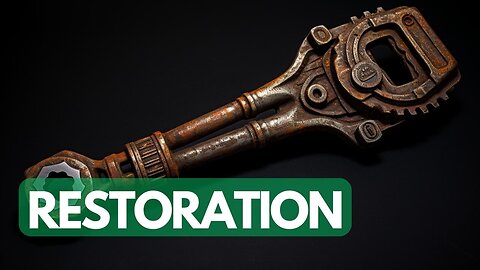 90 Years Underground! Rusted Monkey Wrench Restoration.