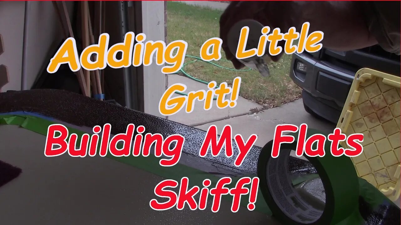 Adding Some Grit! Applying Anti-Skid coating - Flats Skiff Boat Build!