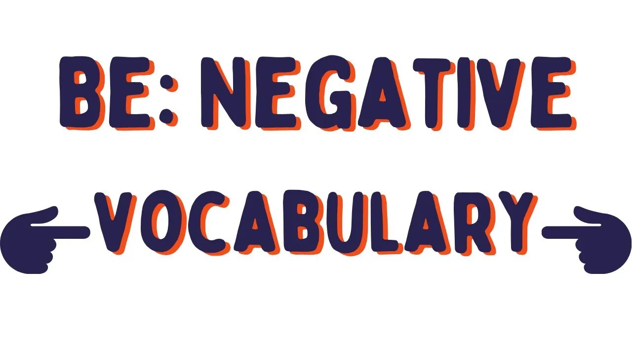 Be: Negative - vocabulary - BrainPOP ELL