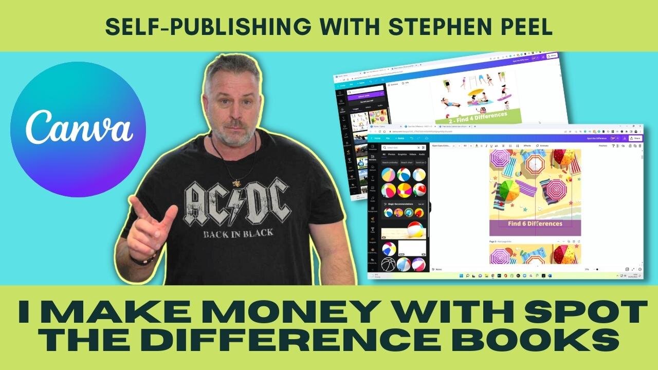 Spot the Difference Books. I make good money with these books, and you can too, FREE!