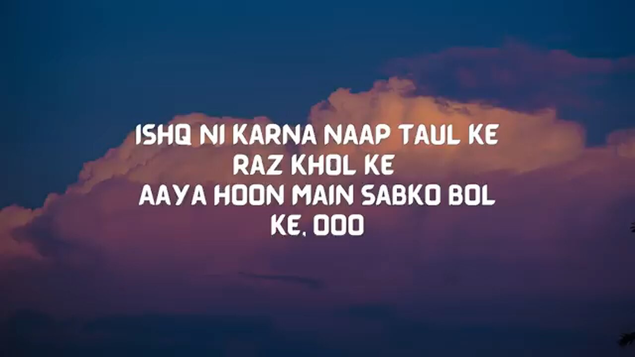 Ishq ni karna naap taul ke raz khol ky shububhat07 lyrics 🤞❤️