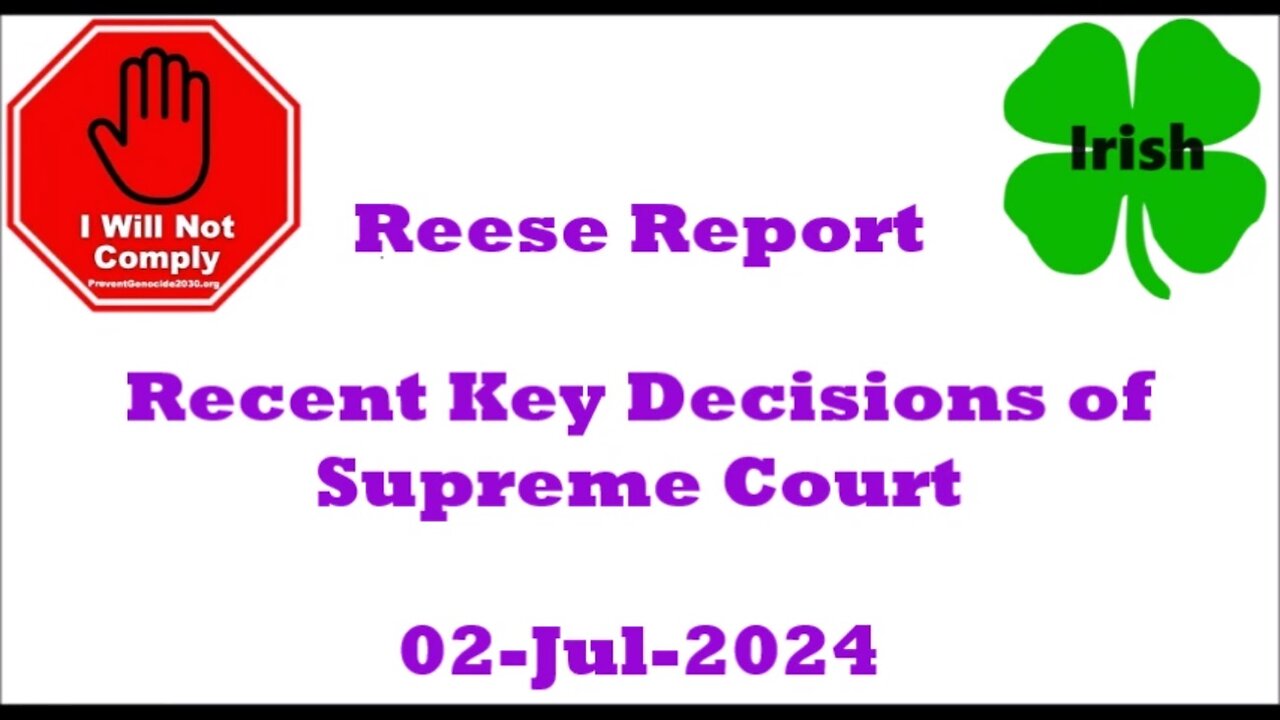 Recent Key Decisions of Supreme Court 02-Jul-2024