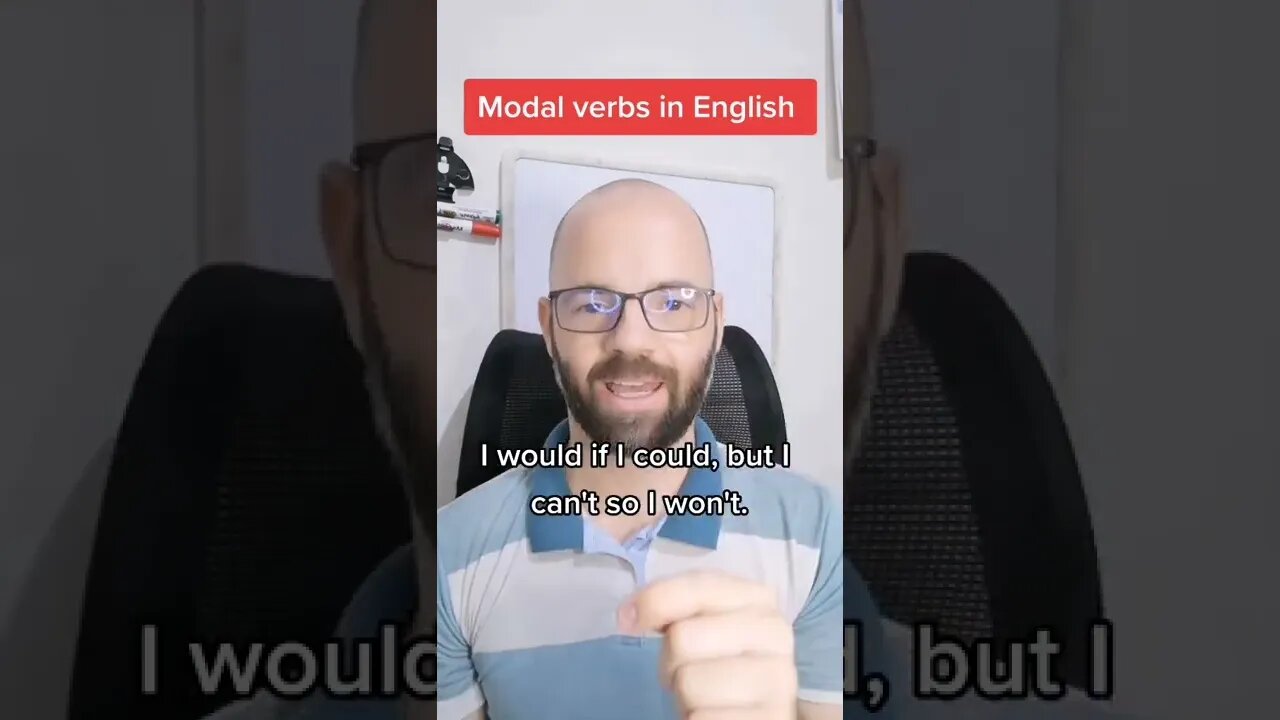 Modal verbs In English - Inglés con James #shorts
