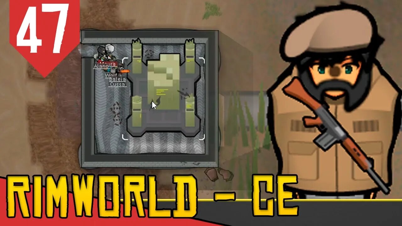 Sinalizador de MACONHA - Rimworld Combat Extended #47 [Série Gameplay PT-BR]