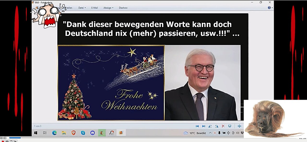 Dank dieser Mut machenden Worte von meinem nicht Präsidenten es geht permanent aufwärts, usw. !!!“