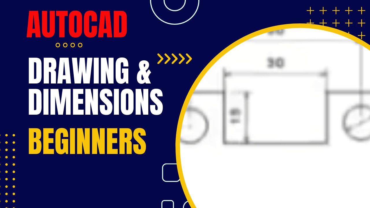 AutoCAD Drawing & Dimensions For Beginners in Hindi MECHANICAL & CIVIL ENGINEERING