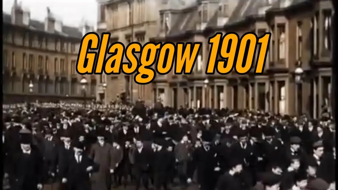 1900s Britain UK | Jamaica Street Glassgow 1901 [Restored]