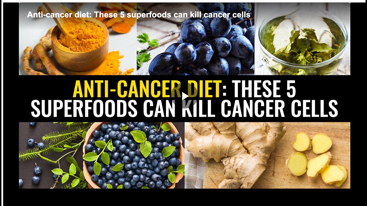 Learn about five superfoods that can help kill cancer cells