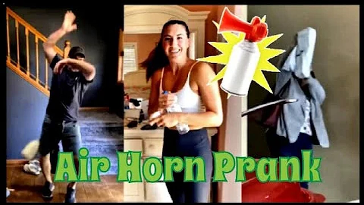 Air Horn Prank Compilation 2023 New - Try Not To Laugh - Funny Clips