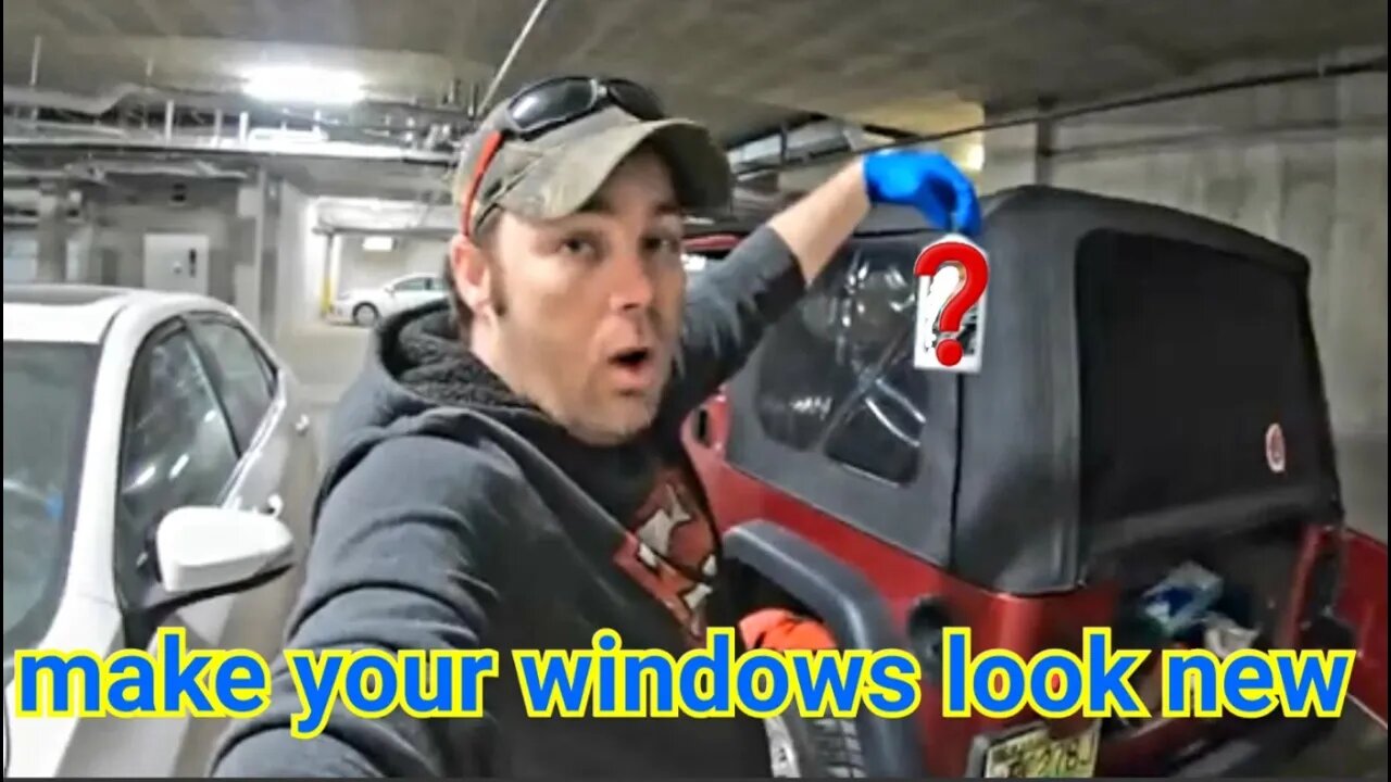 Jeep Soft top window repair/maintenance | this will really clear things up