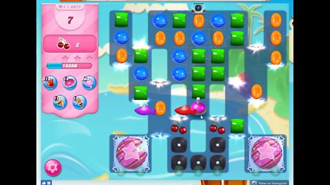 Candy Crush Level 2677 Audio Talkthrough, 2 Stars 0 Boosters