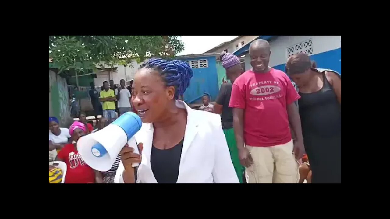 Rep. Gray Dedicates Public Latrine In Bassa Community