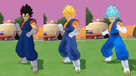 Vegito - All Forms, Special Attacks and Costumes in DBZ Budokai Tenkaichi 4