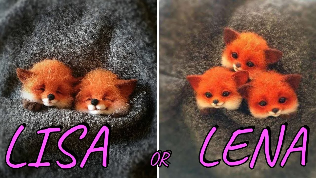 LISA OR LENA💖🥰|#1 ( CUTE ANIMALS 😍😚)