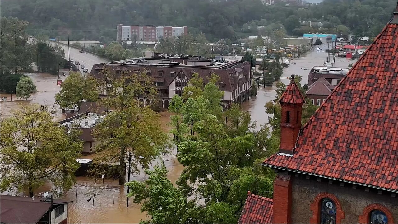 The water receded at Biltmore Village