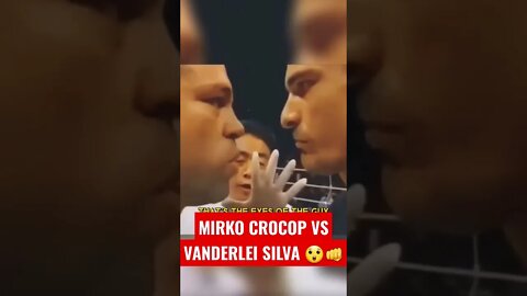 Stare Down of Death Miko Crocop VS Vanderlei Silva UFC MMA