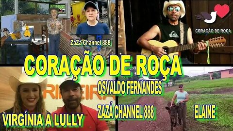 CORAÇÃO DE ROÇA COM VIRGINIA A LULLY, ZAZÁ ,ELAINE E A HISTÓRIA DE OSVALDO FERNANDES.