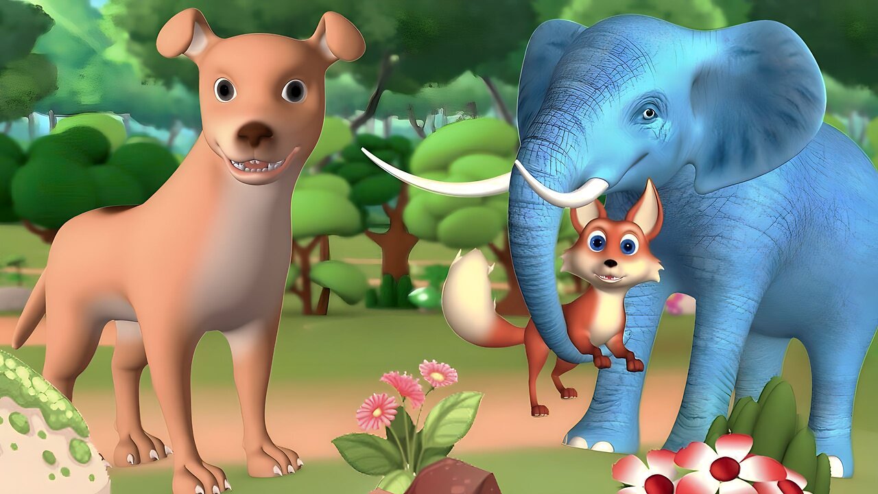 A Dog and Elephant || moral stories in english || English Animated Stories ||