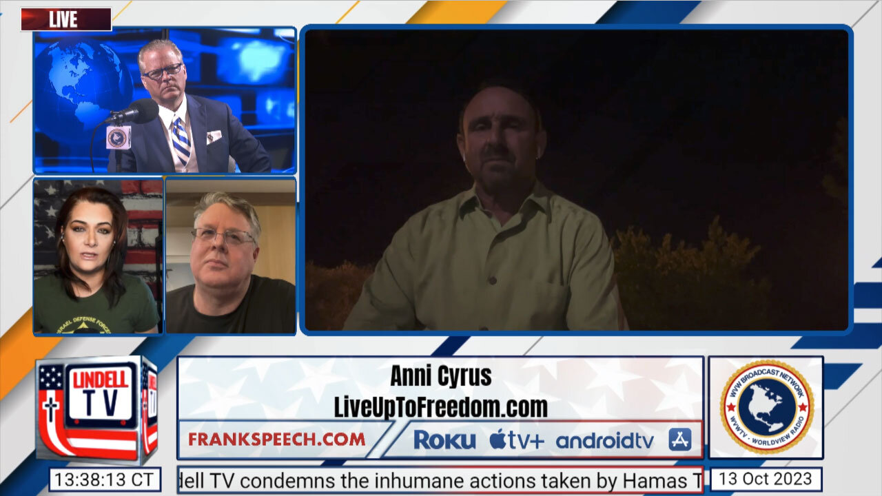 Andy Woods Live From Crete, Aharon from Israel and Anni Cyrus on Lie Behind Palestinian State