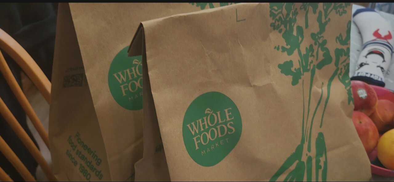 Unboxing - buying from whole foods market