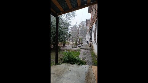 Caught in the Rain in Abkhazia