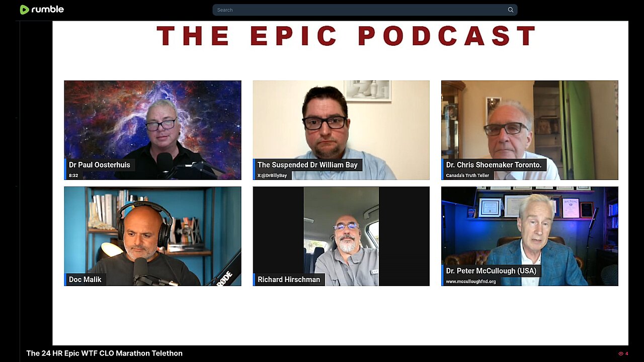 The Epic Podcast 24 Hour Event-1:43:00 of the 24 Hours-THE DOCTORS 8:32 Fri 9/2024 to 8:32 Sat