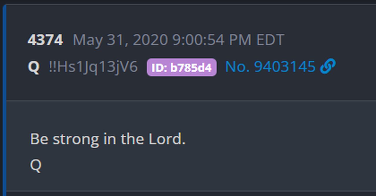 "CRACKING THE Q-CODE" - 'MAY 31st Q-DROP DELTAS & More!'