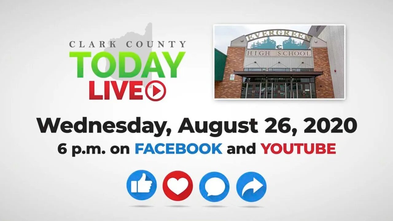 WATCH: Clark County TODAY LIVE • Wednesday, August 26, 2020