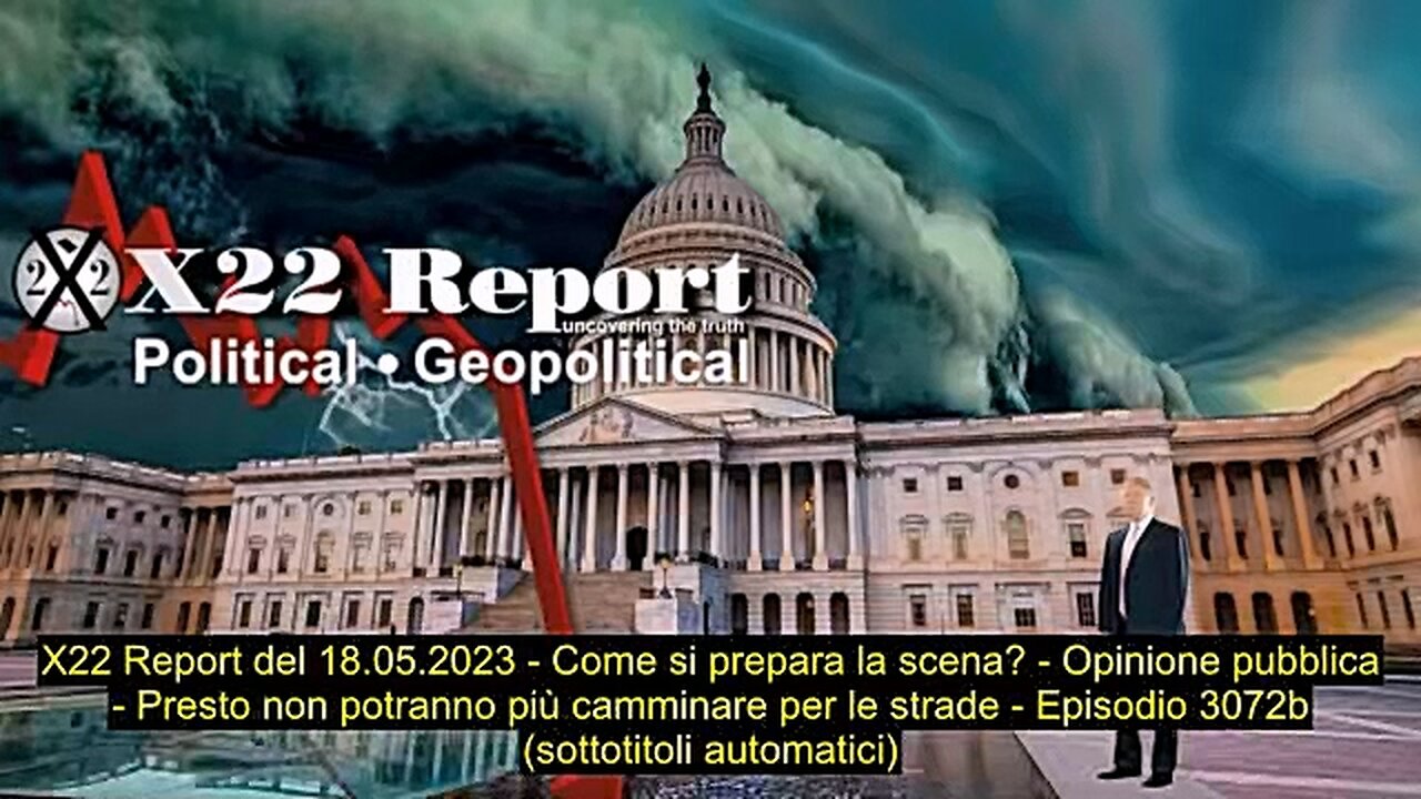 Report Del 18-05-2023, Come Si Prepara La Scena, Opinione Pubblica, Sub Ita