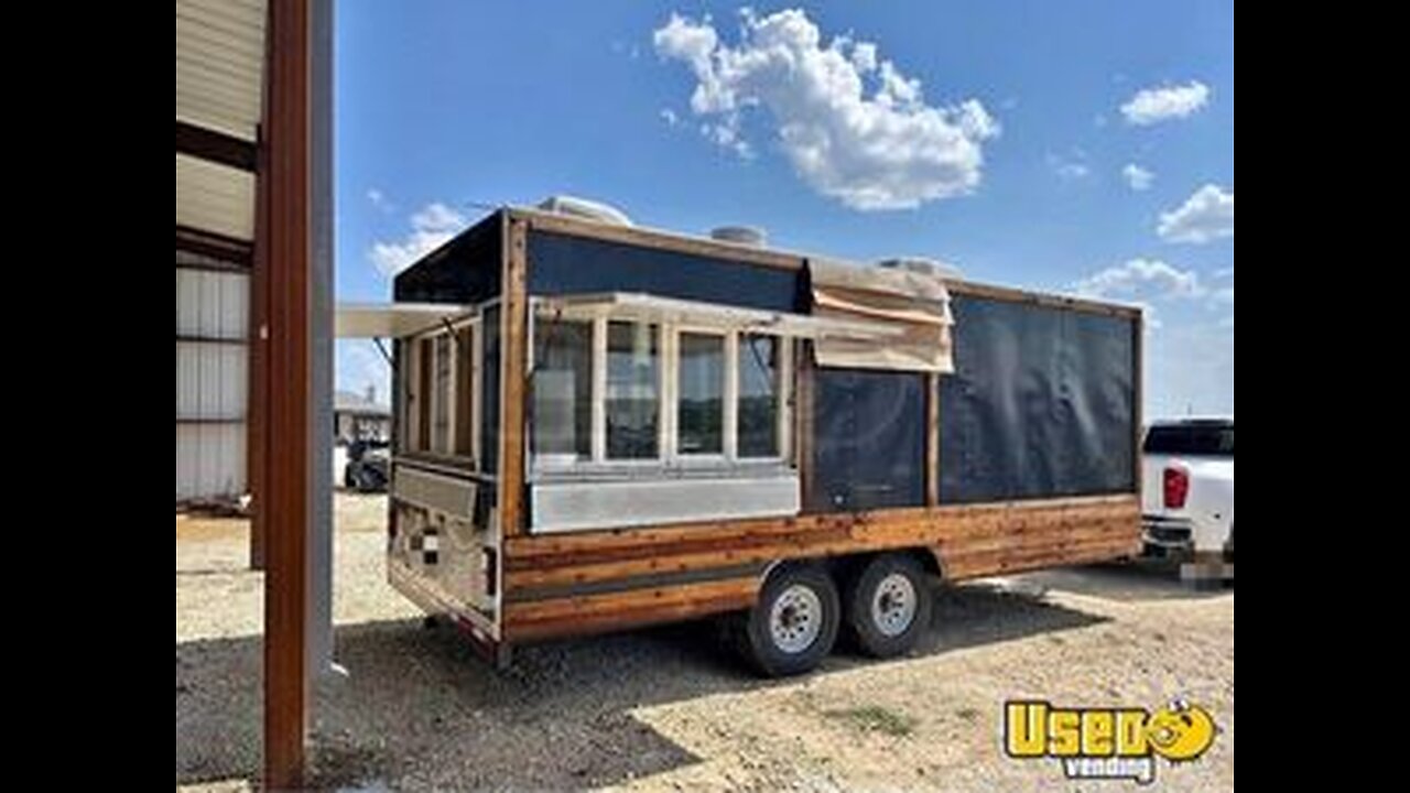 LIKE NEW One Time Use 2011 8.5' x 20' Mobile Kitchen Concession Trailer w/ Pro-Fire Suppression