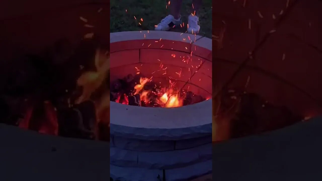 Poking a bonfire to put it out