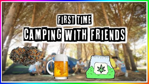 CAMPING WITH FRIENDS OVERNIGHT IN THE WOODS! (story)