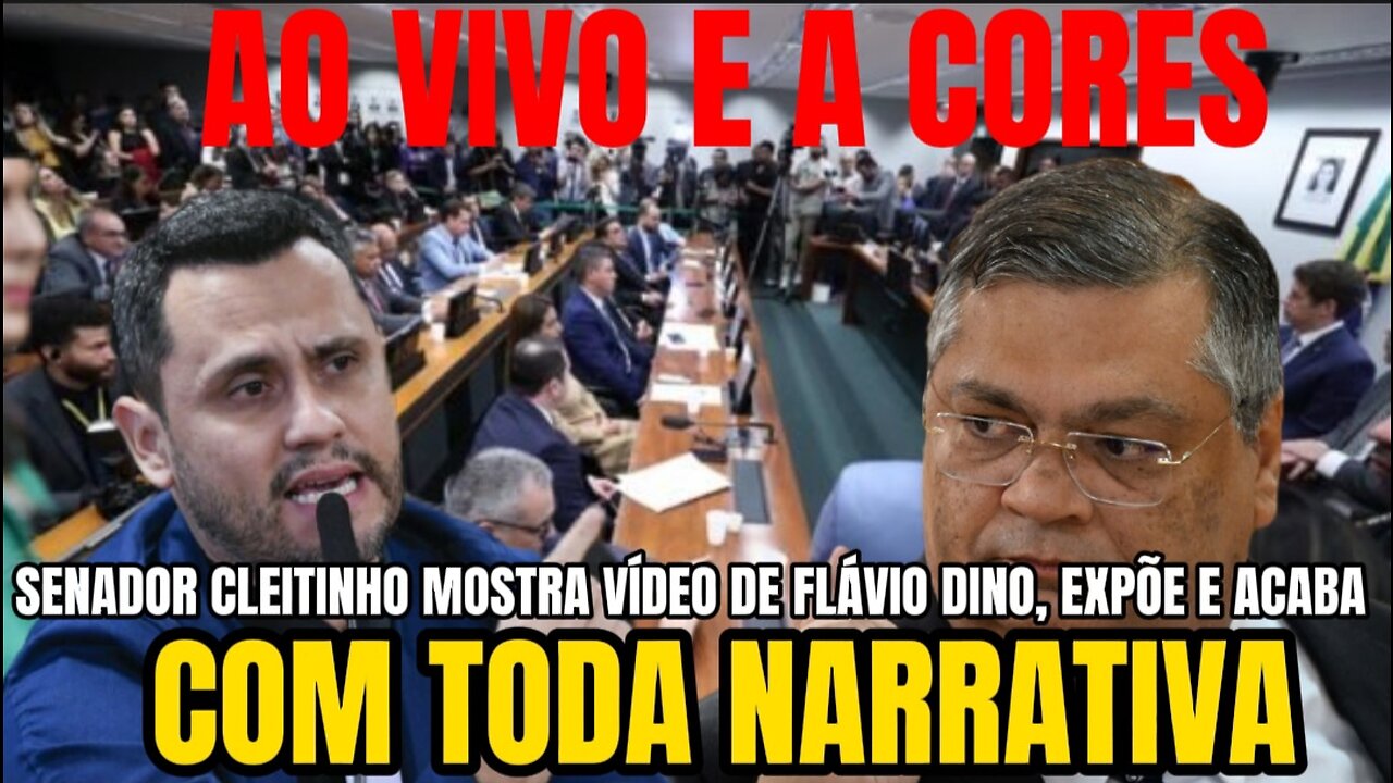 SENADOR CLEITINHO EXPÕE VÍDEO DE FLÁVIO DINO E ACABA COM AS NARRATIVAS