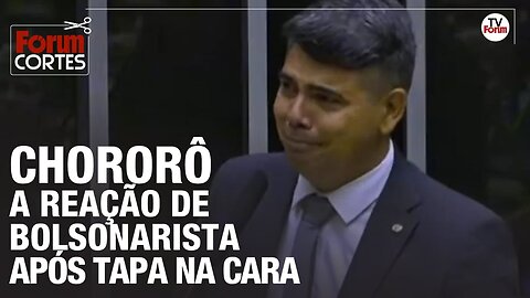 DEPUTADO CONSERVADOR LEVA TAPA NA CARA E CHORA