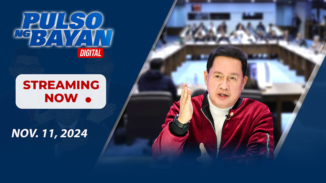 LIVE | Pulso ng Bayan with Admar Vilando at Jade Calabroso | November 11, 2024