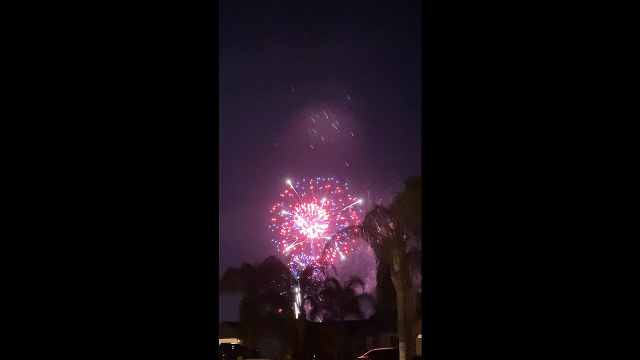 Grand finale firework show.