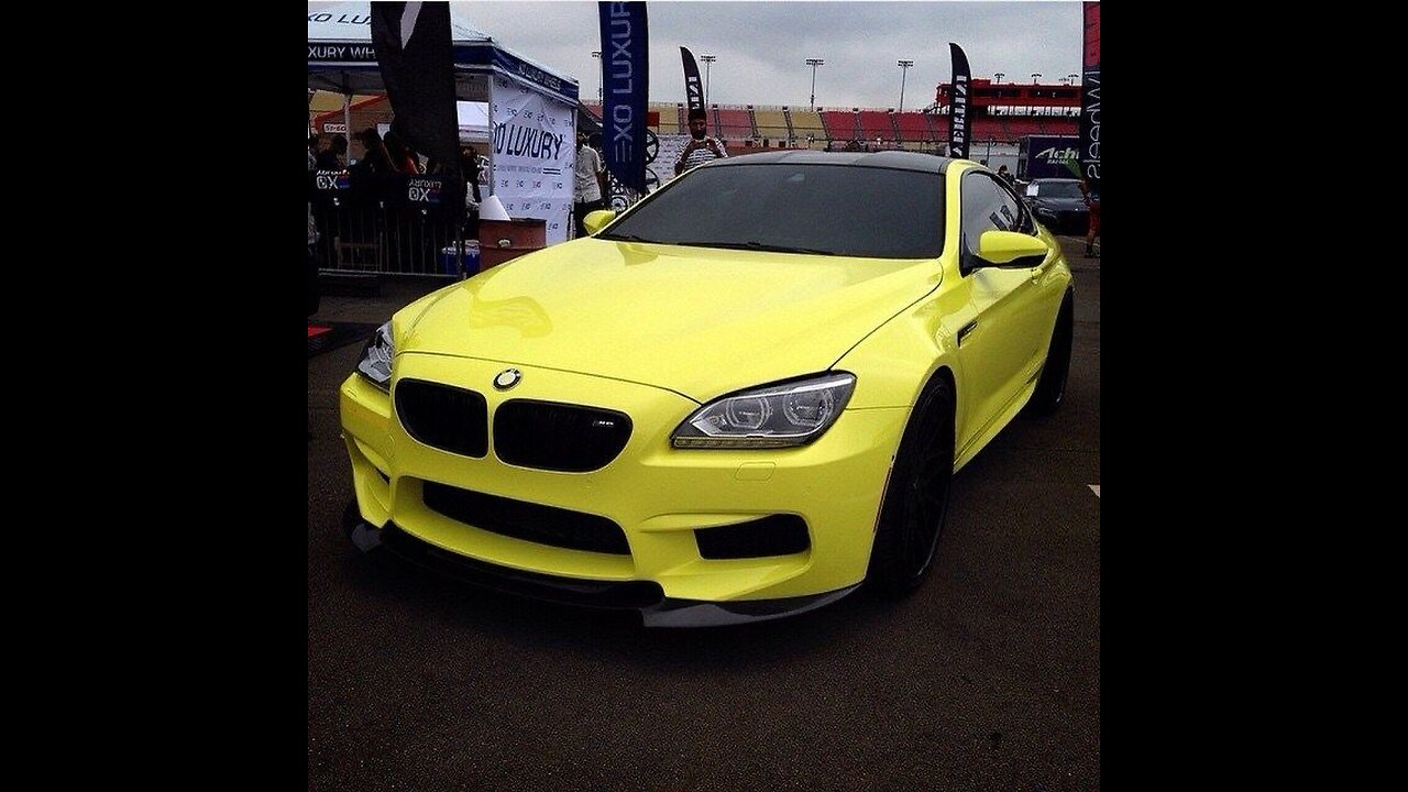 Bmw m6 Yellow