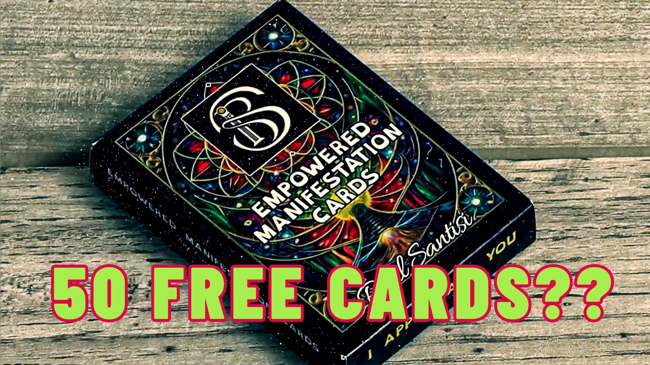 Have You Seen This Yet? 50 FREE Manifestation Cards