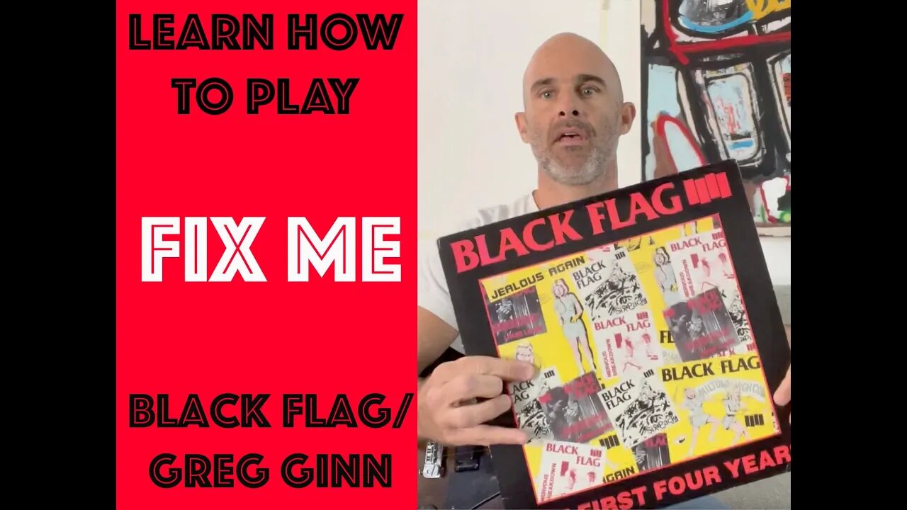 How To Play Fix Me on Guitar Lesson! [Black Flag / Greg Ginn]