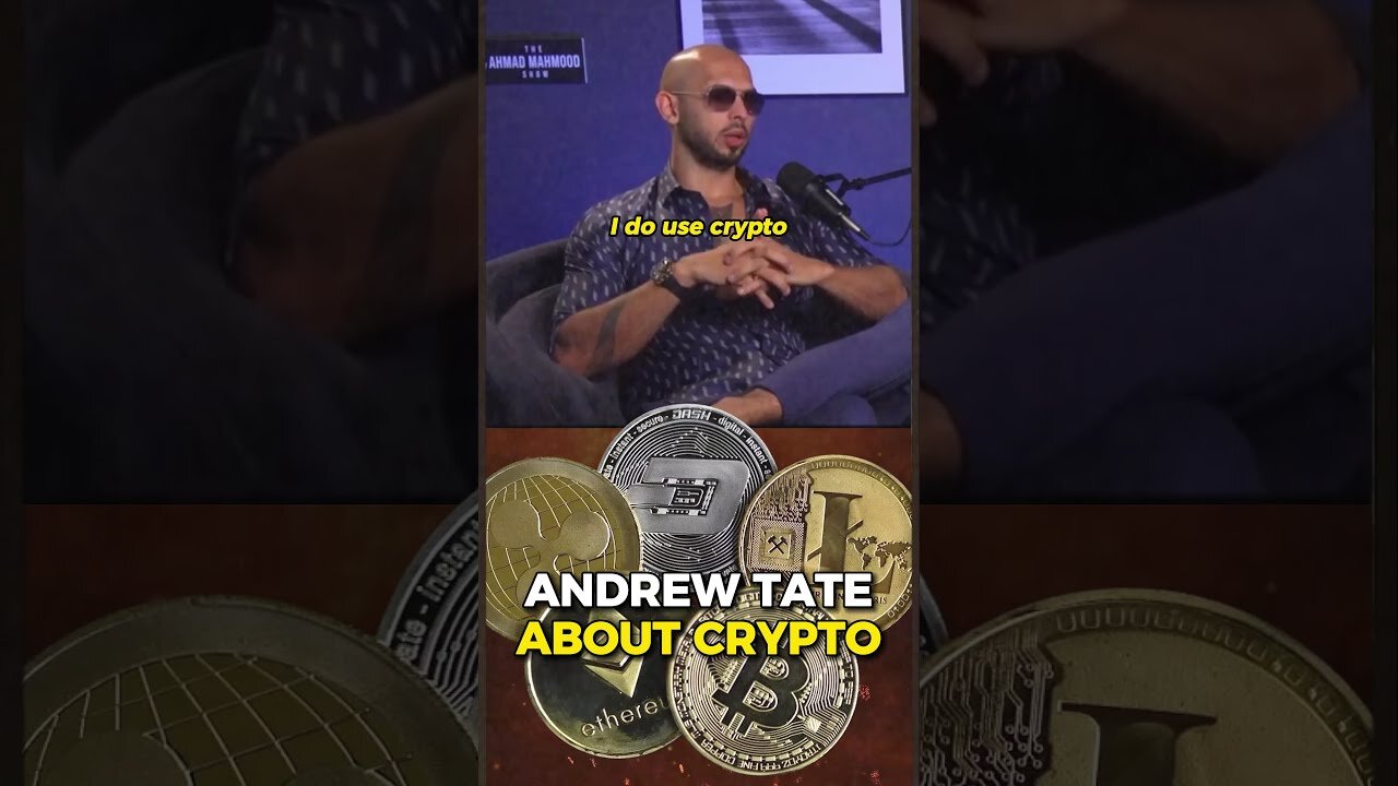 ANDREW TATE SAYS THIS ABOUT CRYPTO FUTURE #shorts