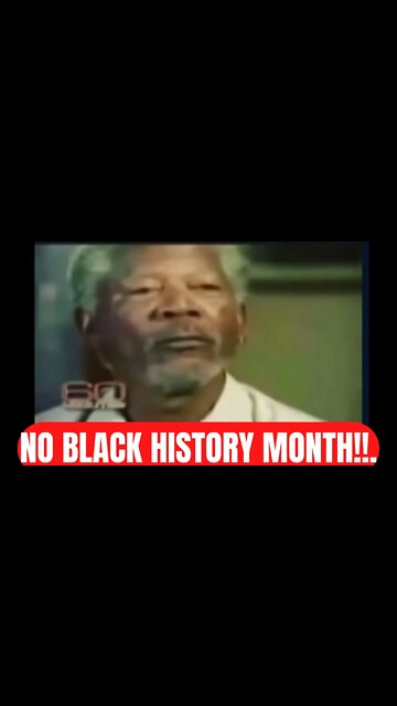 Morgan Freeman on Black History Month... #Shorts #Morganfreeman #BlackHistoryMonth