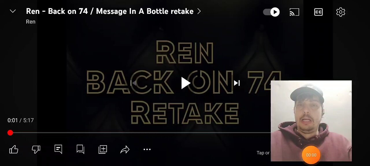 Reaction-Ren-Back on 74/Message in a bottle