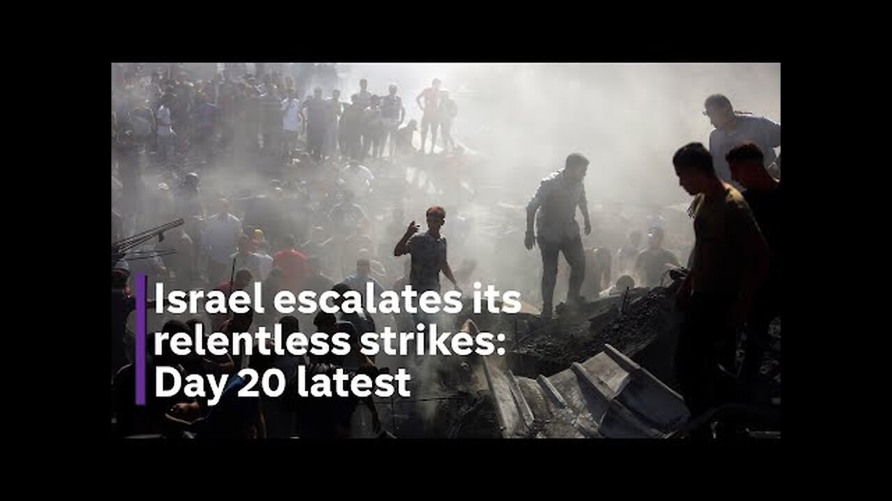 Day 20 update: Israel says senior Hamas leader killed, 250 targets attacked in Gaza raid. Date: Oct 26, 2023