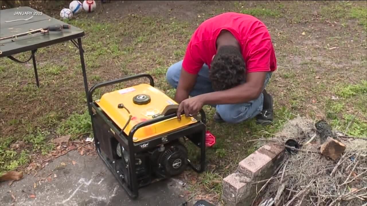 Tampa family one step closer to getting electricity after Hurricane Ian