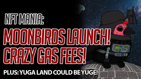 Moonbirds launch! GAS is OUTRAGEOUS! Yuga land could be YUGE! | NFT Mania