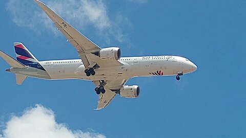 Boeing 787-9 Dreamliner PS-LAA coming from Miami to Fortaleza