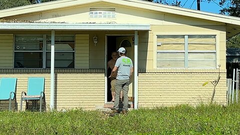 Homeowner SHOCKED when I FOUND his front walkway HIDING under the lawn