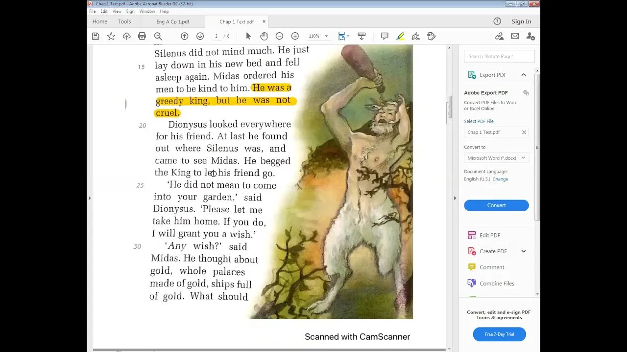 Eng A Chapter 1 Class 5 3 04 2021